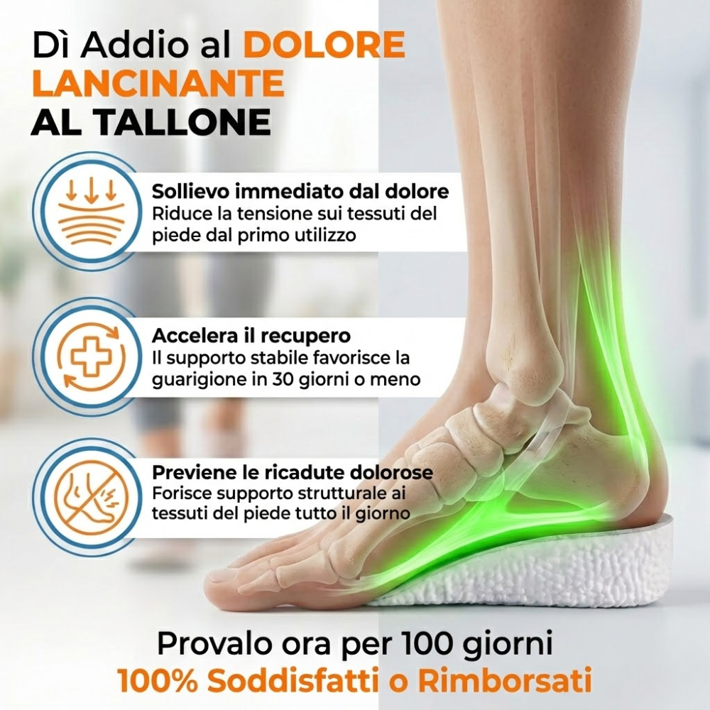 Plantari XtraSteps Con Rialzo Biomeccanico