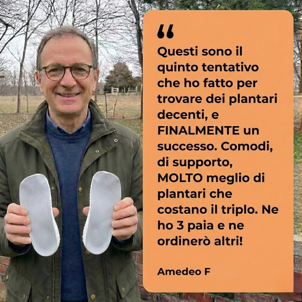 Plantari XtraSteps Con Rialzo Biomeccanico