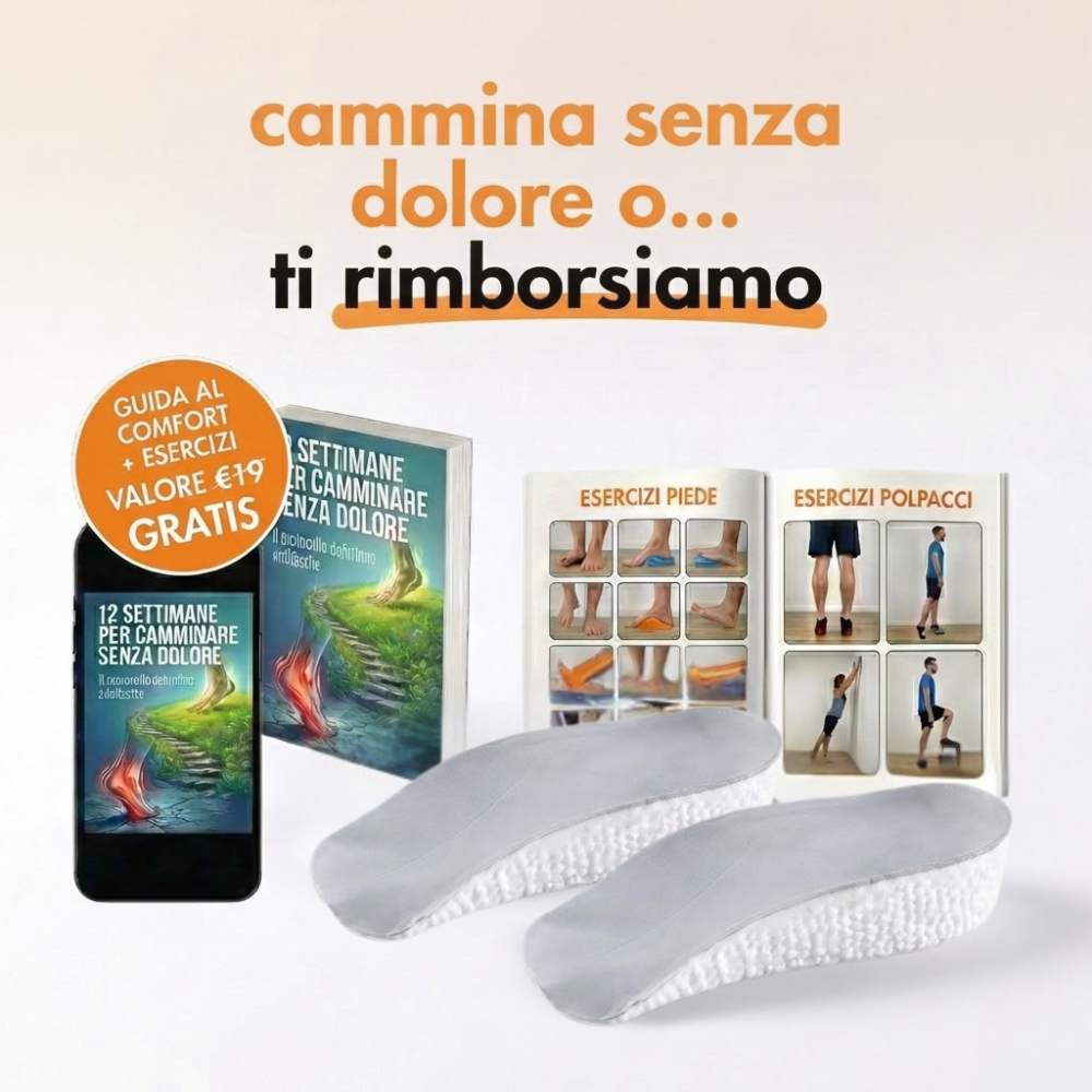 Plantari XtraSteps Con Rialzo Biomeccanico